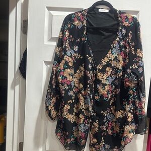 Brookstone Multicolor Floral Women's Blouse
